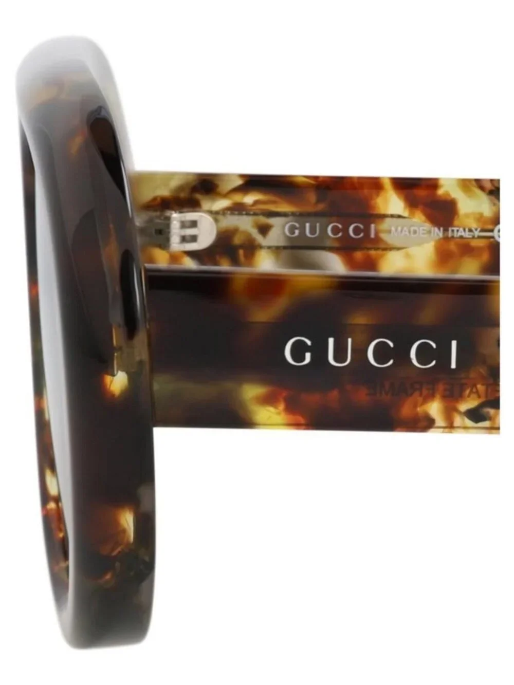 New Gucci Mens Aviator Havana Havana Grey Fashion Designer Sunglasses